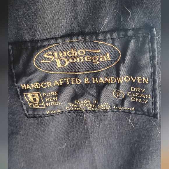 Vintage Studio Donegal Hancrafted & Handwoven Wool Coat - Picture 8 of 15